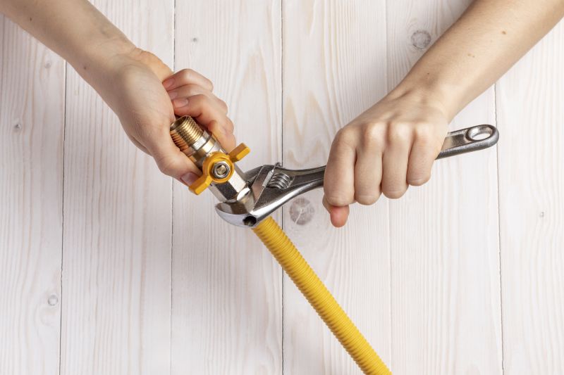 Completed Gas Line Setup